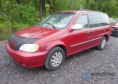 2005 Kia Sedona Ex/Lx из США, поврежденный, VIN KNDUP132656661603